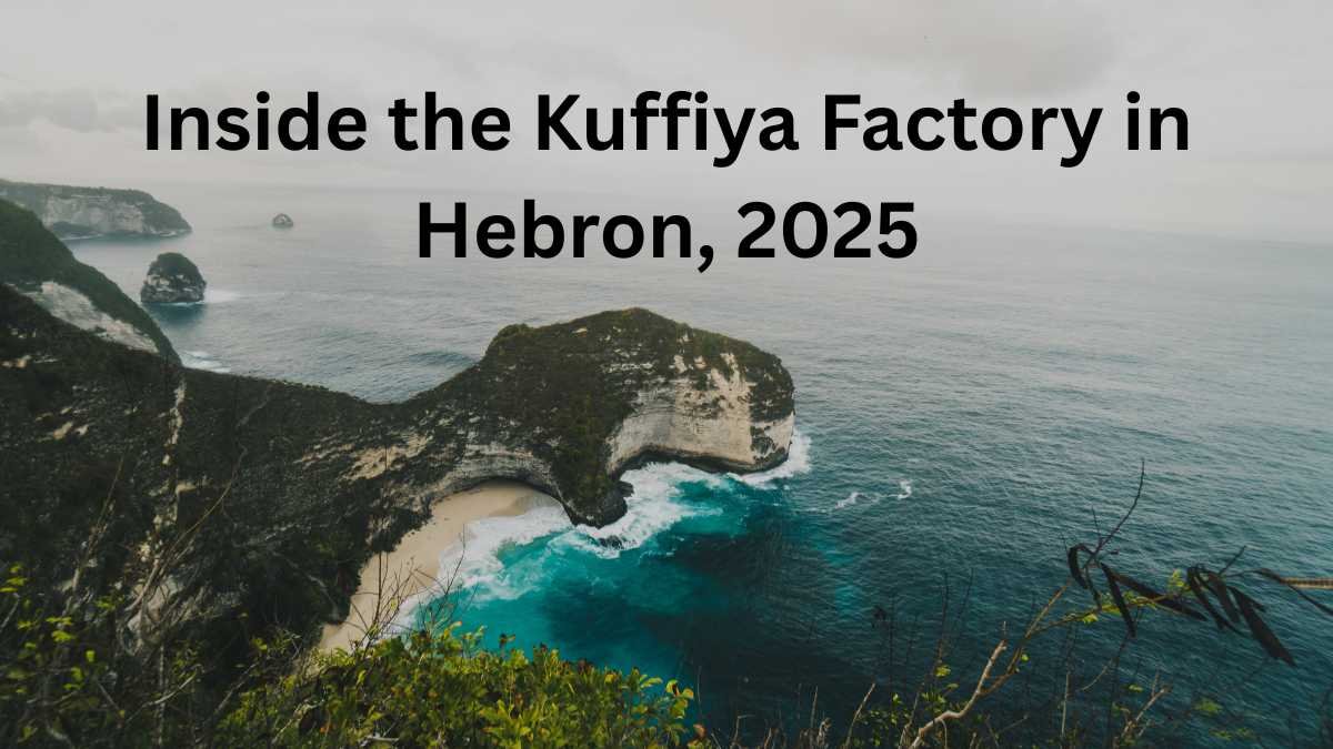 Inside the Kuffiya Factory in Hebron, 2025